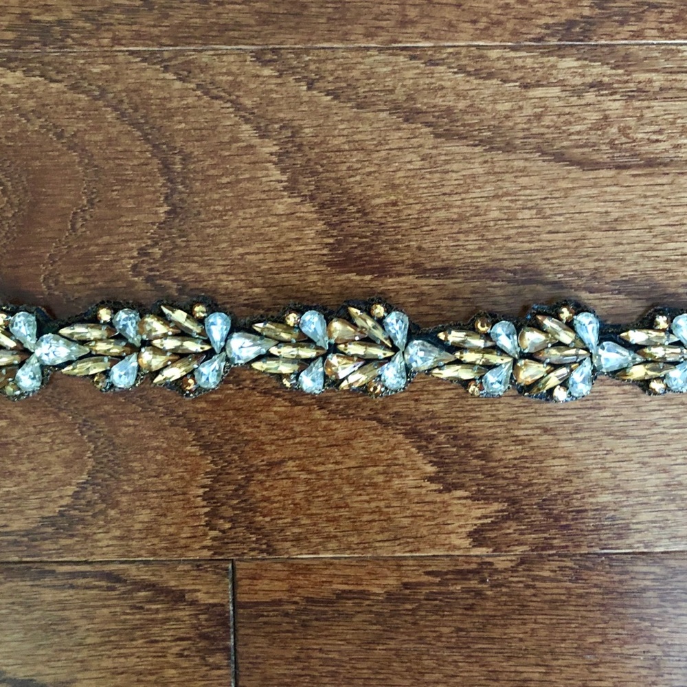 Embellished waist belt